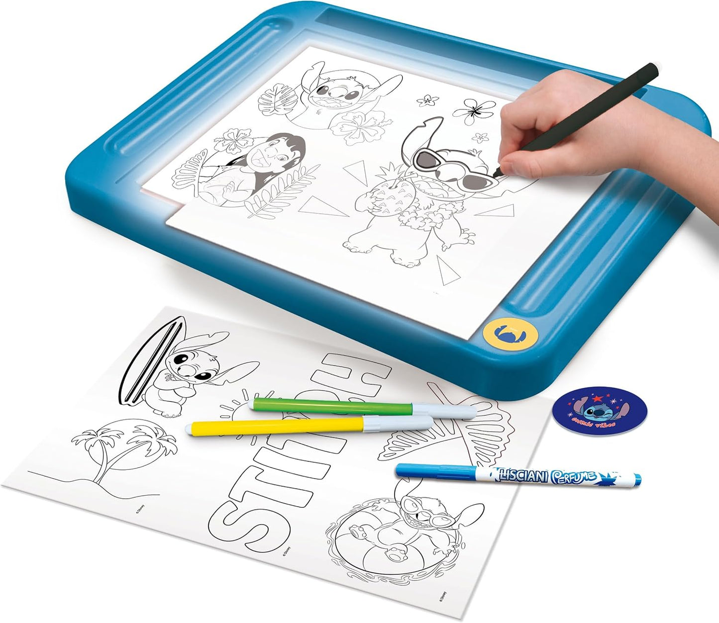 STITCH DRAWING SCHOOL WITH LIGHT TABLE