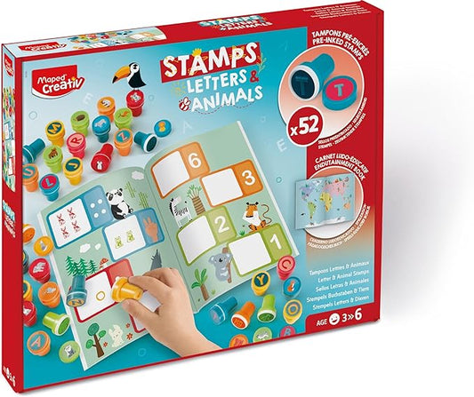 Maped Creative - Stamps - LETTERS & ANIMALS