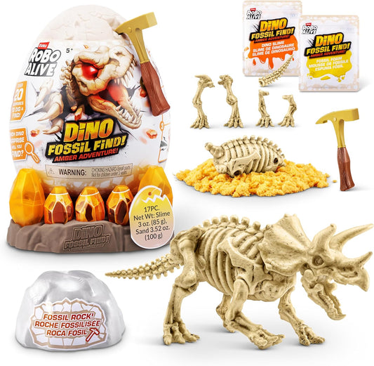 Robo Alive Fossil Find Amber Adventure
