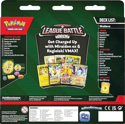 The Pokemon Company Pokemon TCG: Miraidon EX League Battle Deck Pack of 1 by The Pokemon Company