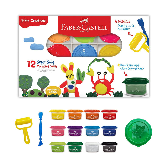 Faber-Castell Modelling Dough Pack of 12