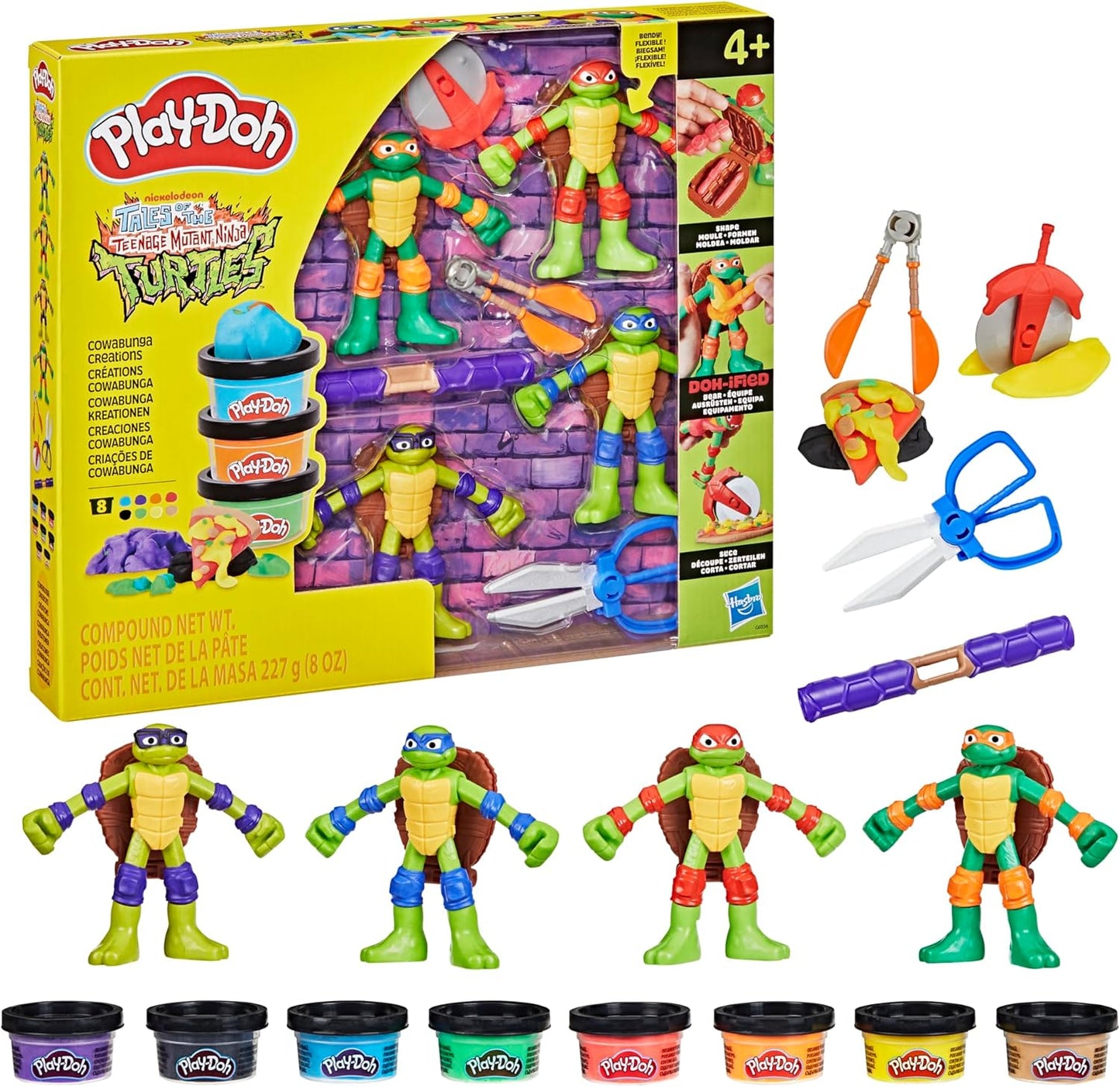 PLAY-DOH Teenage Mutant Ninja Turtles Cowabunga Creations