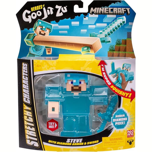 Heroes of Goo Jit Zu Minecraft Hero Pack - Steve with Diamond Armor & Sword by Moose