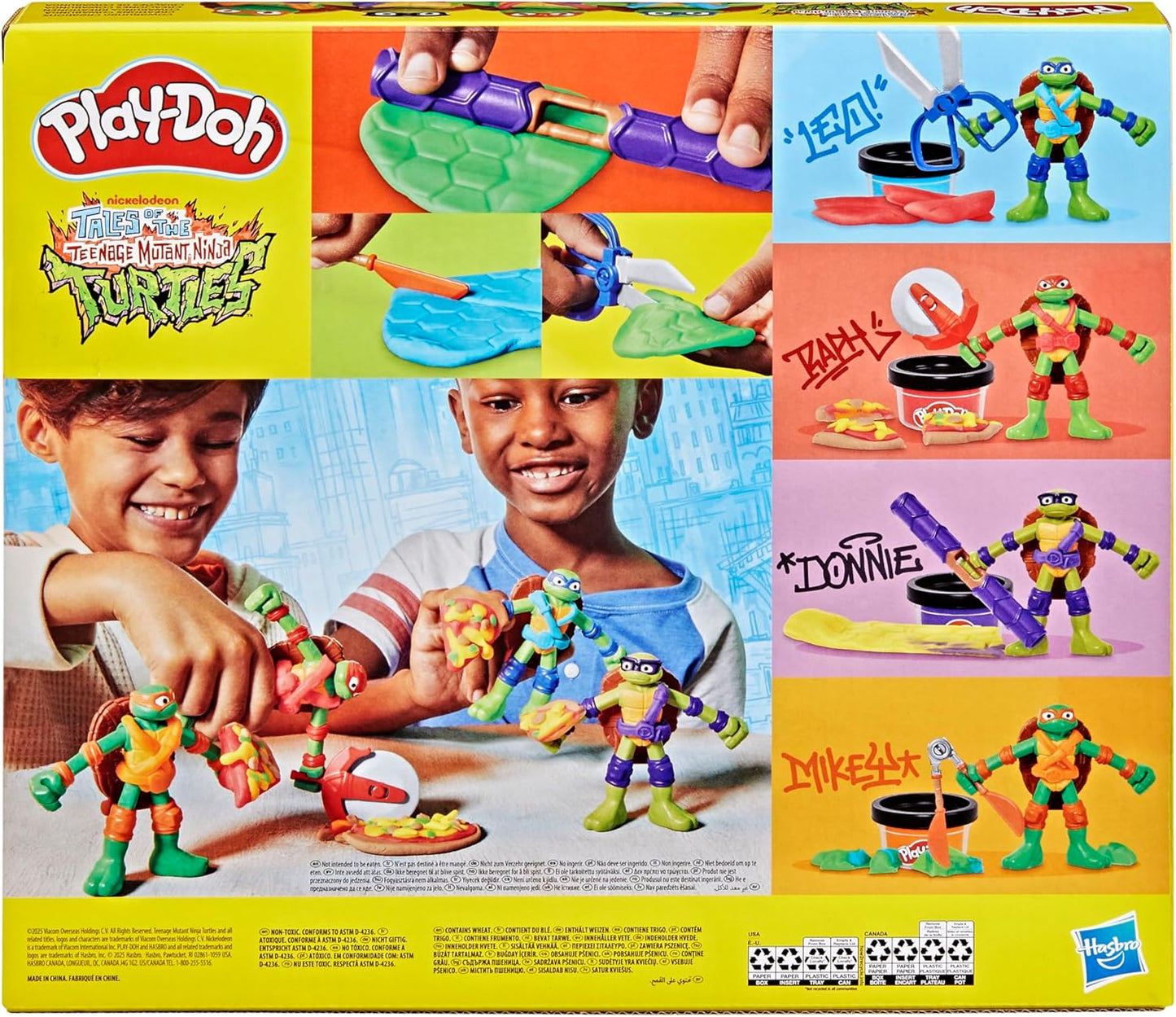 PLAY-DOH Teenage Mutant Ninja Turtles Cowabunga Creations