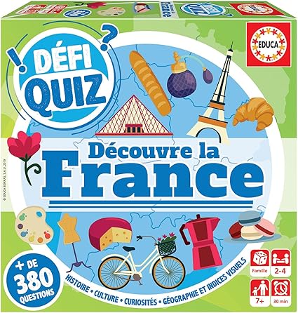 Educa - Defi Quiz. Découvre La France