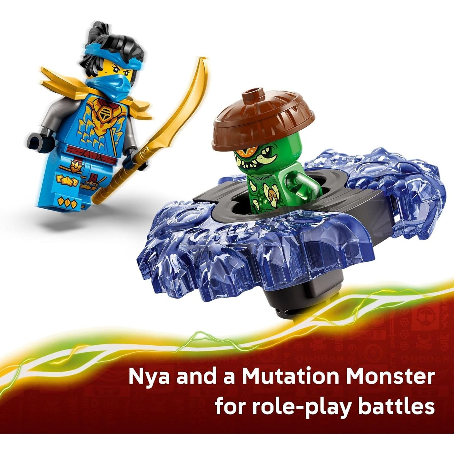 LEGO Nya vs. Mutation Monster Spinner (71849) by LEGO