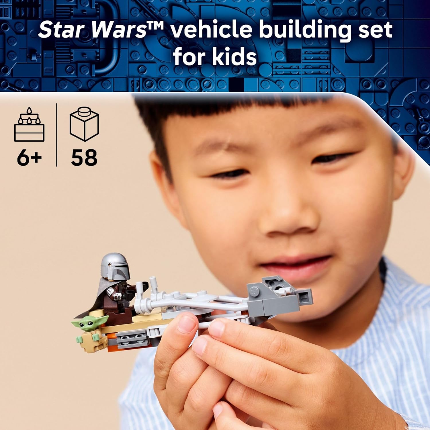 LEGO The Mandalorian & Grogu's Speeder Bike (75436) by LEGO