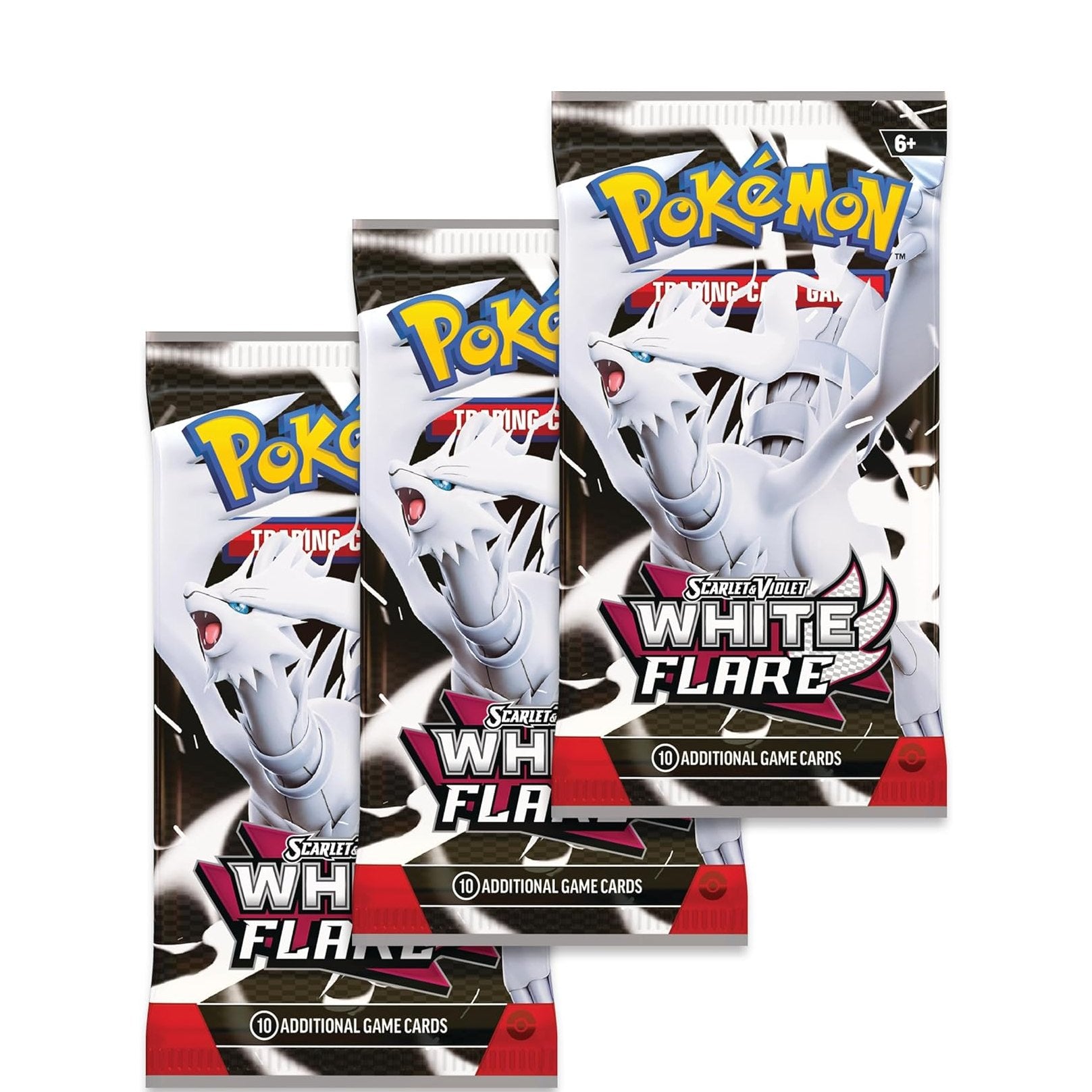 Pokémon TCG Scarlet & Violet 10.5 White Flare Tech Sticker Blister by The Pokémon Company
