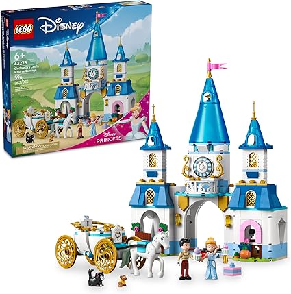 LEGO Disney Princess Cinderella’s Castle &amp; Horse Carriage (43275)