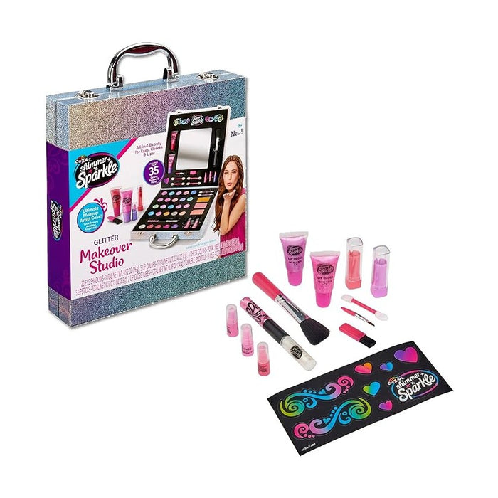 Cra-Z-Art Shimmering Glitter Makeover Studio Kids Makeup Set