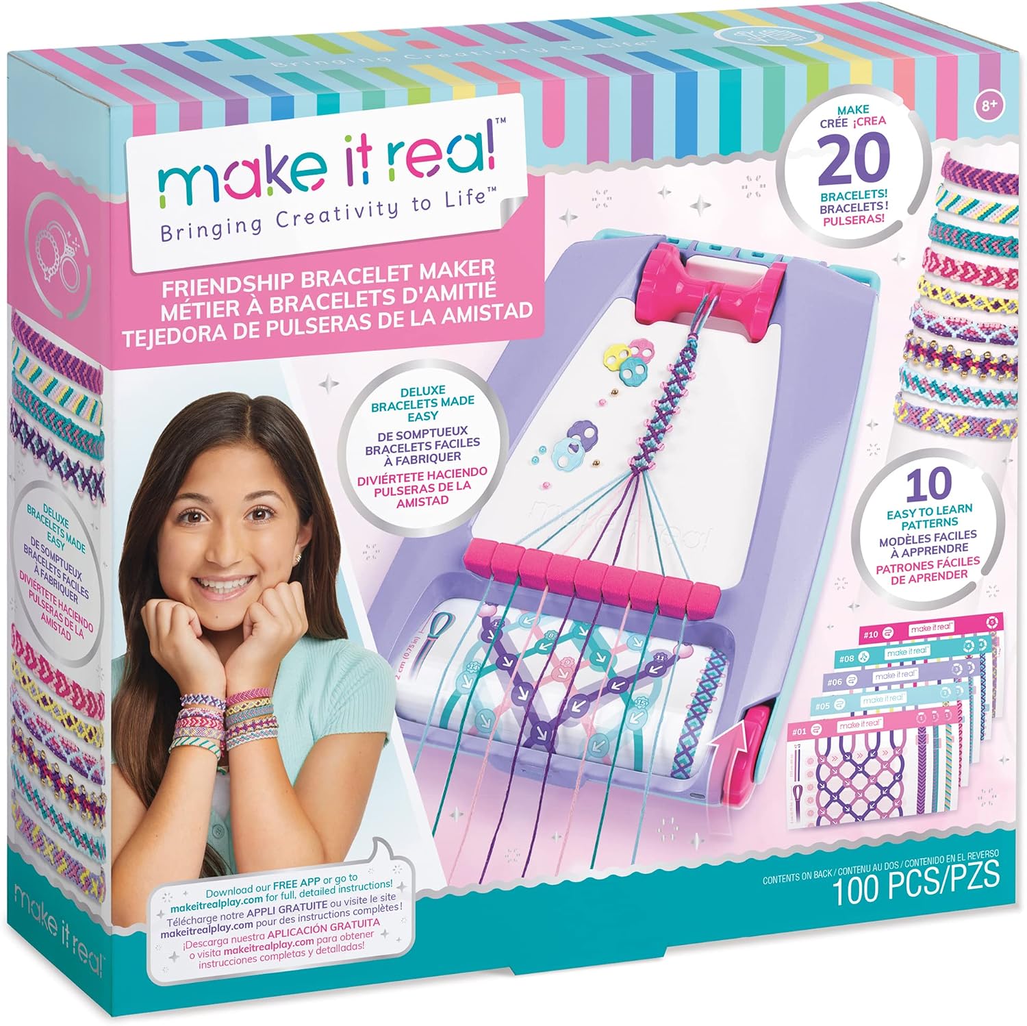Make It Real Friendship Bracelet Maker by Make It Real