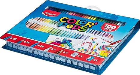 Maped Helix  Color'Peps Coloring 100 Piece Art Set