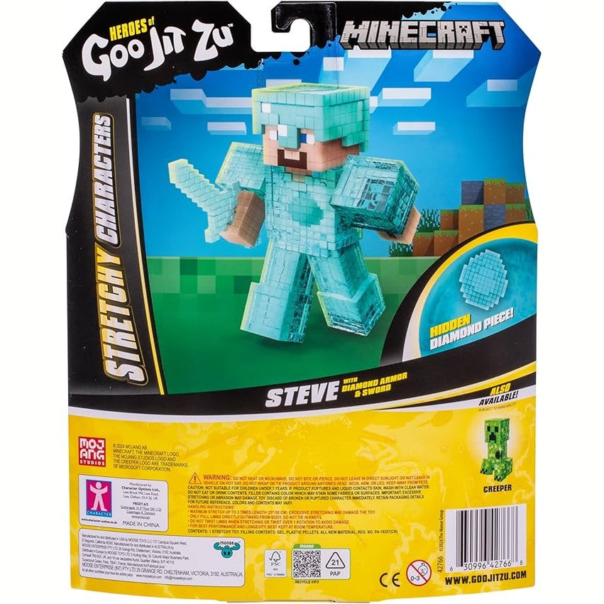 Heroes of Goo Jit Zu Minecraft Hero Pack - Steve with Diamond Armor & Sword by Moose