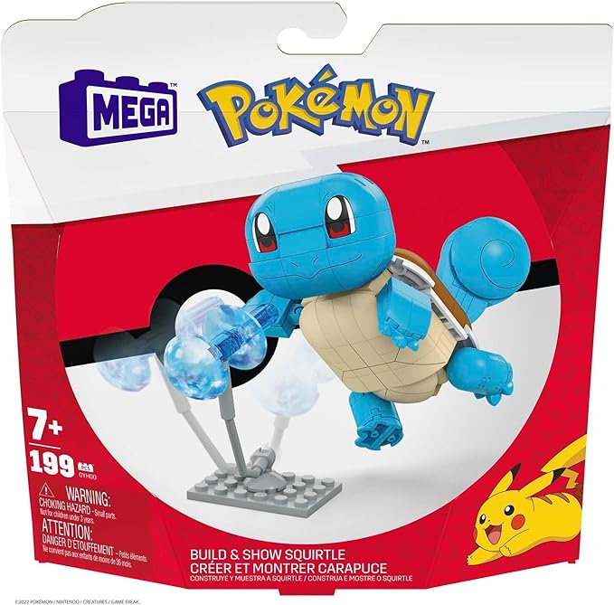 MEGA BUILD & SHOW  Squirtle Pokémon