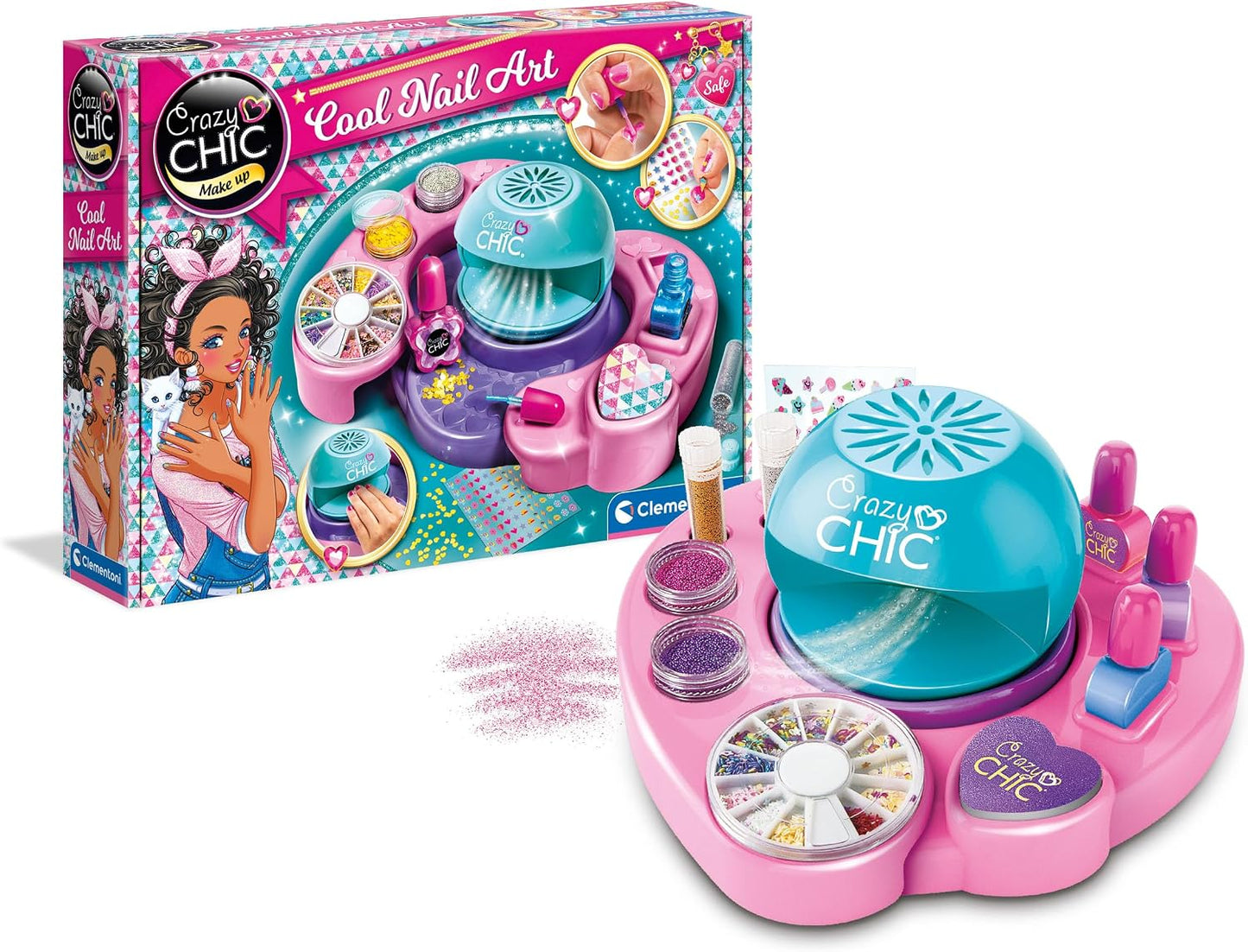 Clementoni Crazy Chic Cool Nail Art Set by Clementoni