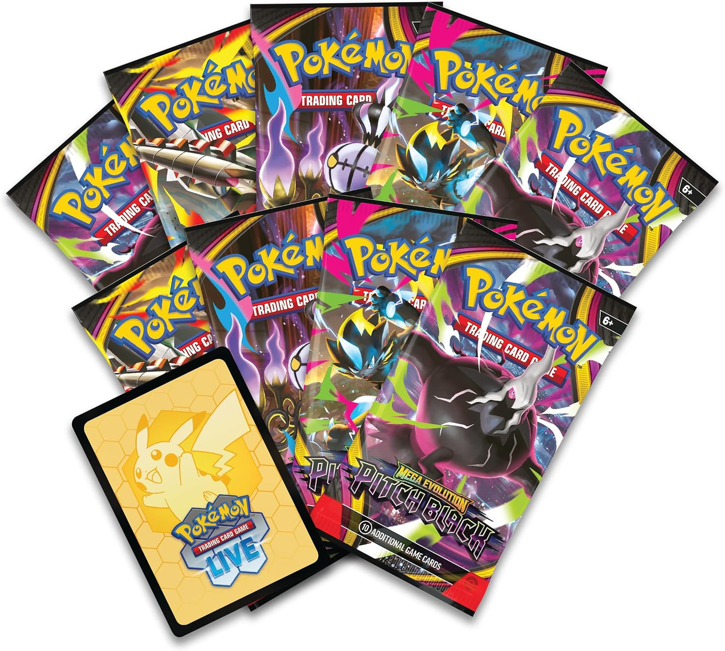 Pokémon TCG Mega Evolution Pitch Black ETB by The Pokémon Company