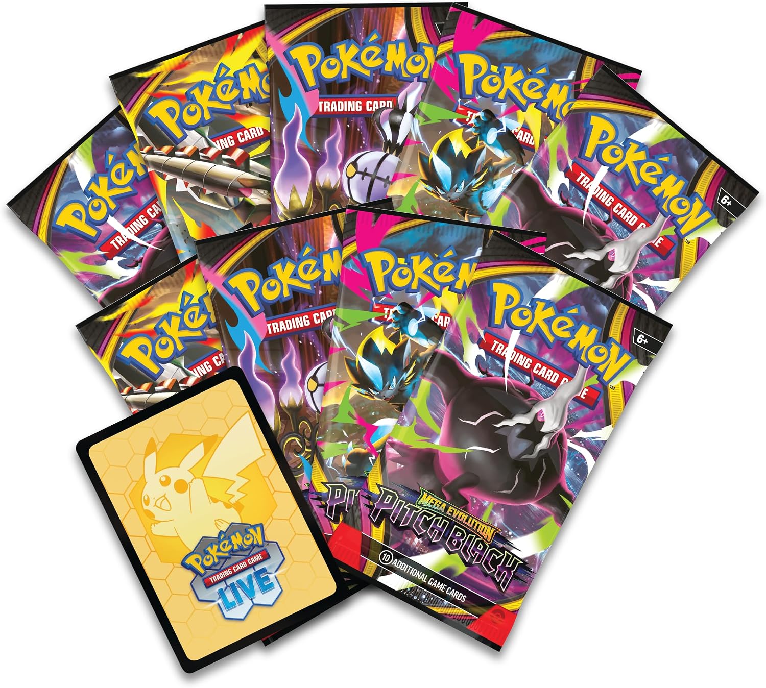 Pokémon TCG Mega Evolution Pitch Black ETB by The Pokémon Company