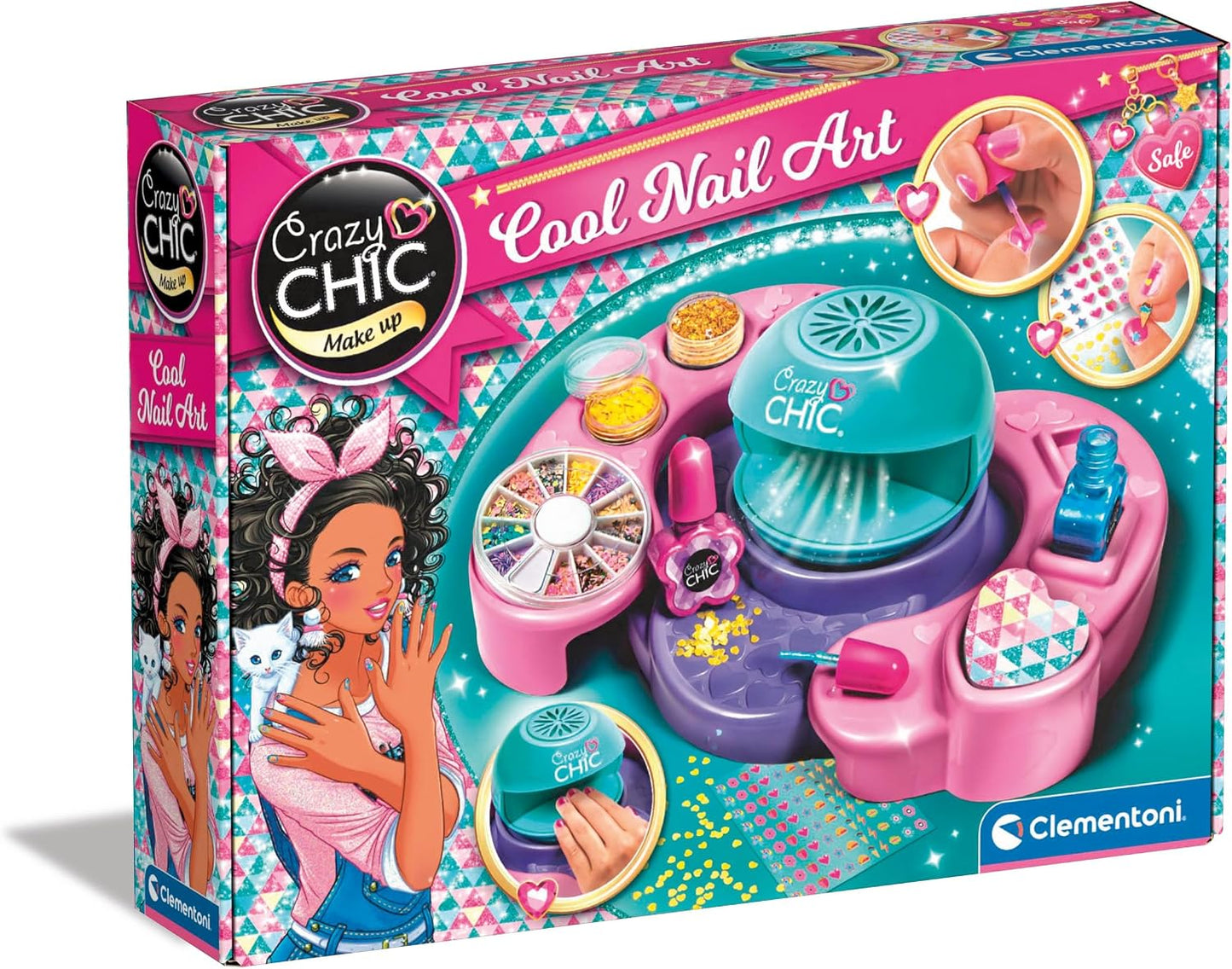 Clementoni Crazy Chic Cool Nail Art Set by Clementoni