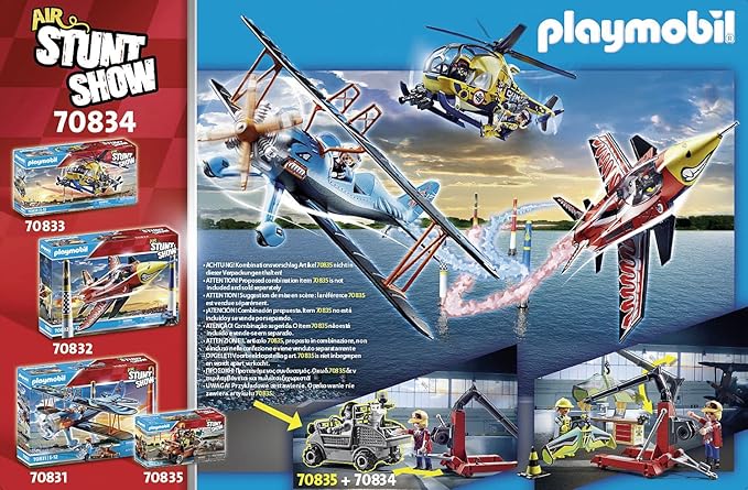 Playmobil Air Stunt Show Service Station (70834)