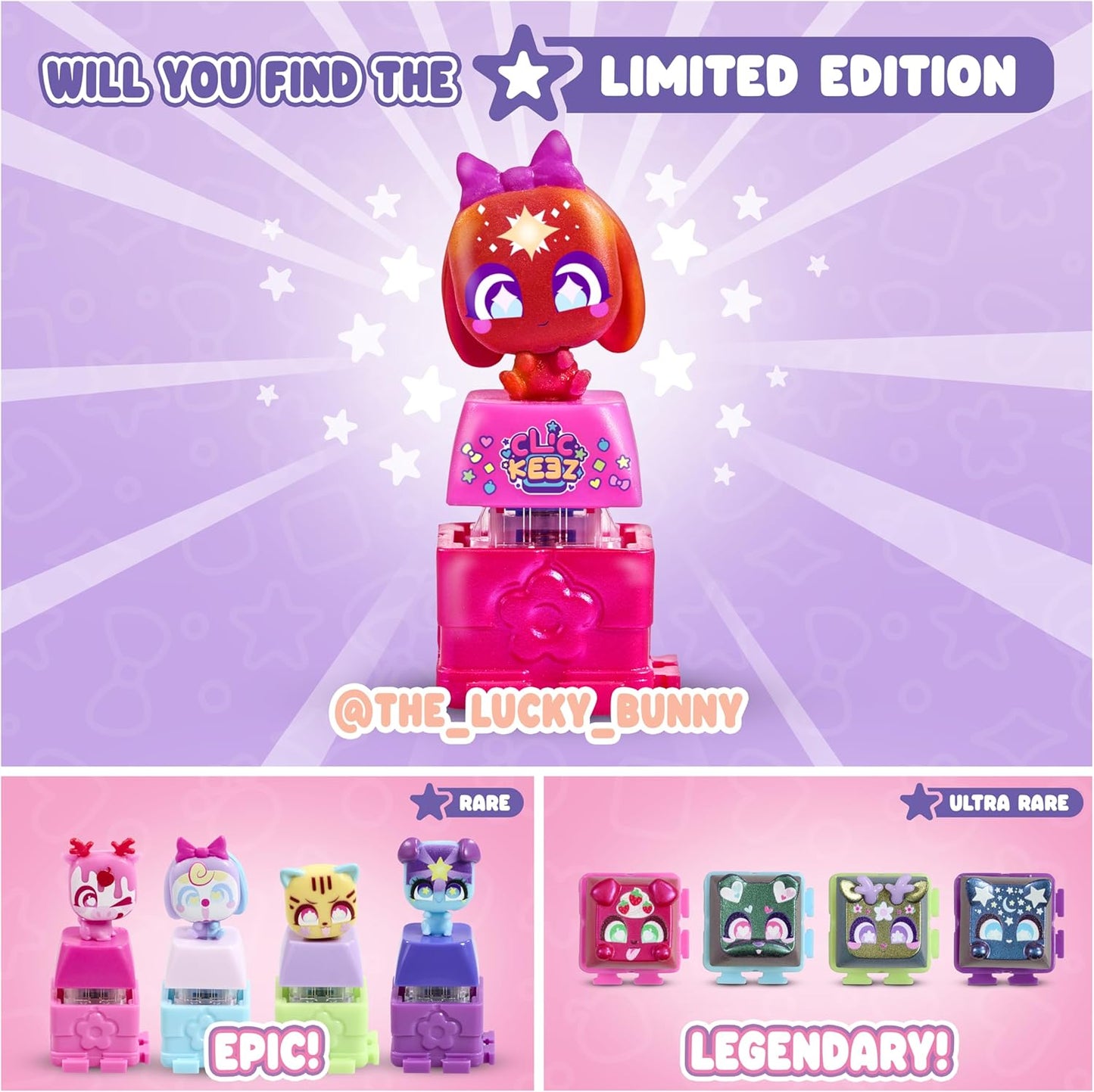 Clickeez Keyboard Mega Mystery Figure Pack The Ultimate Starter Set by Goliath