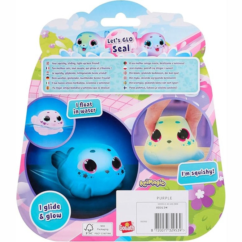 Goliath Toys Axolotl Seal Blu Squish Toy by Goliath Toys