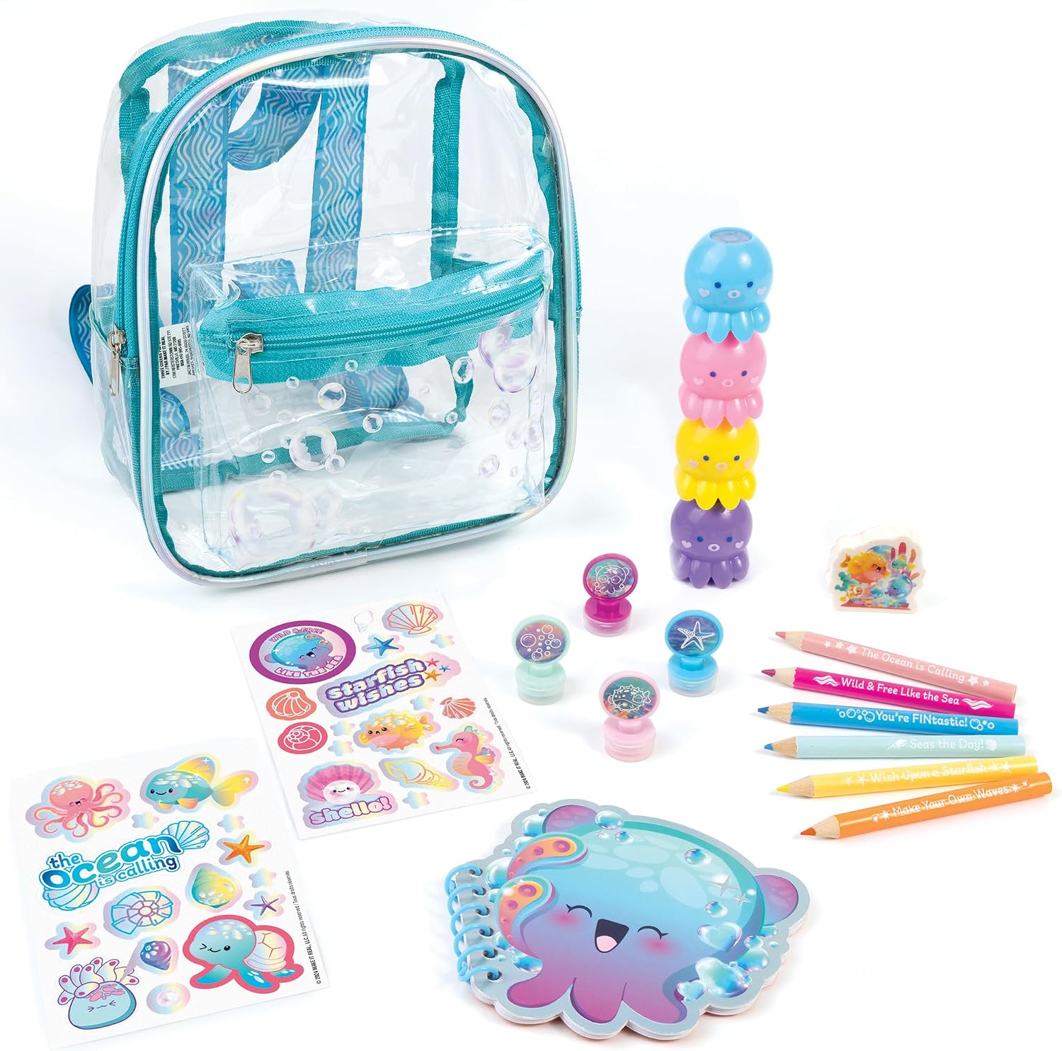 Make it Real Ocean Themed Mini Backpack Stationery Set by Make It Real !