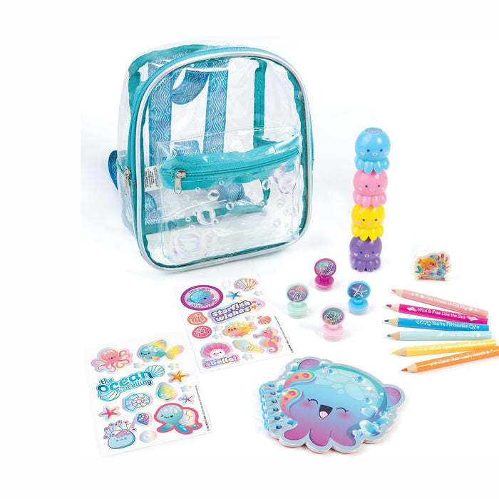 Make it Real Ocean Themed Mini Backpack Stationery Set