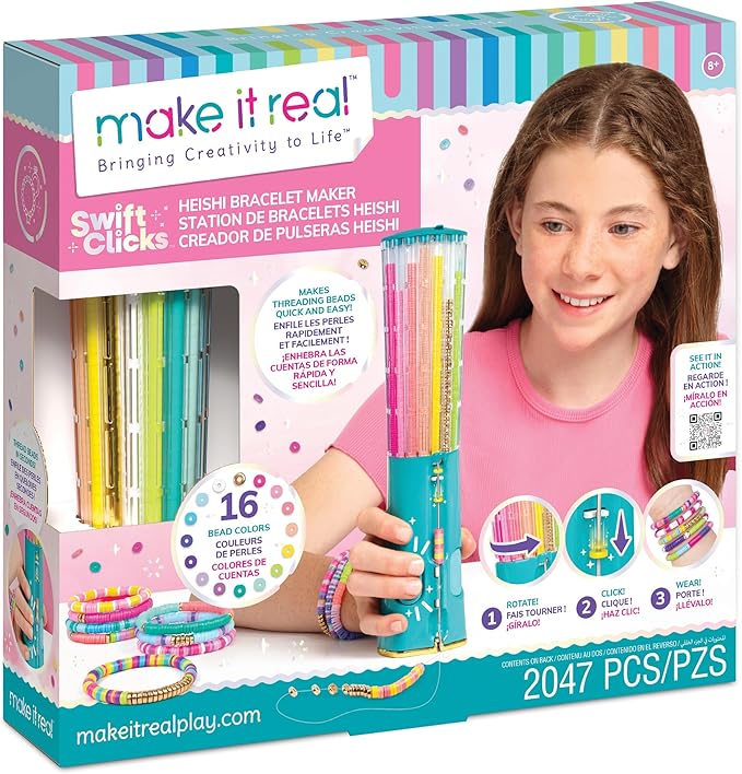 Make It Real Swift Clicks Heishi Bracelet Maker by Make It Real