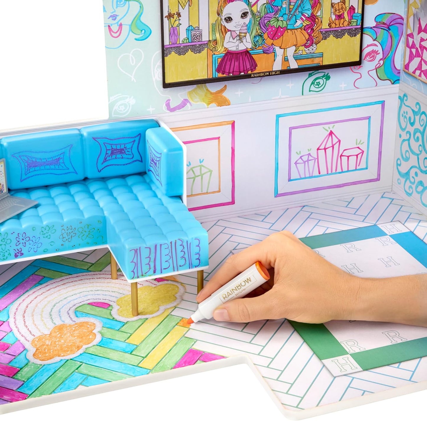 Rainbow High Color & Play - 3-Story Dollhouse