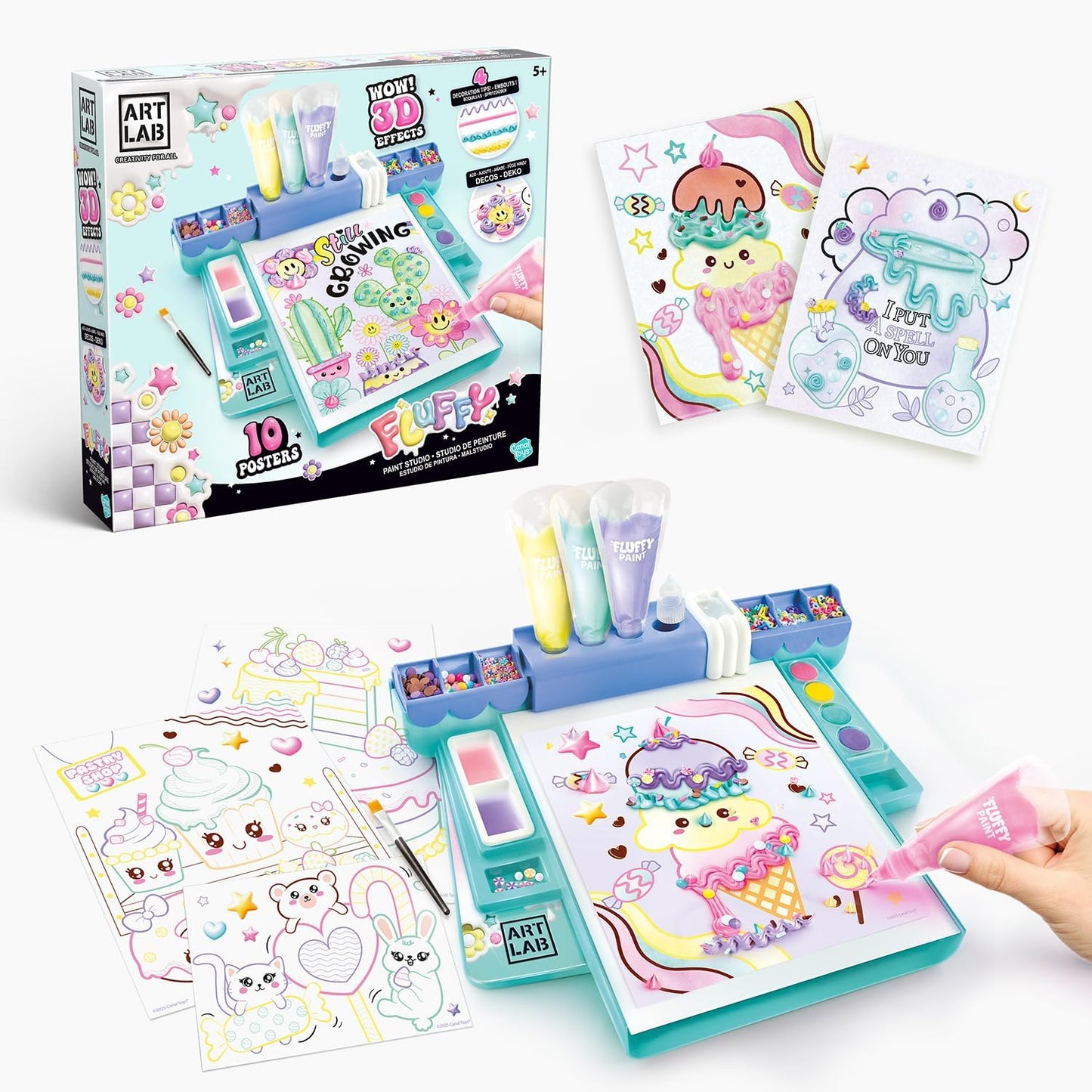 Art Lab Canal Toys Fluffy Painting Studio Set