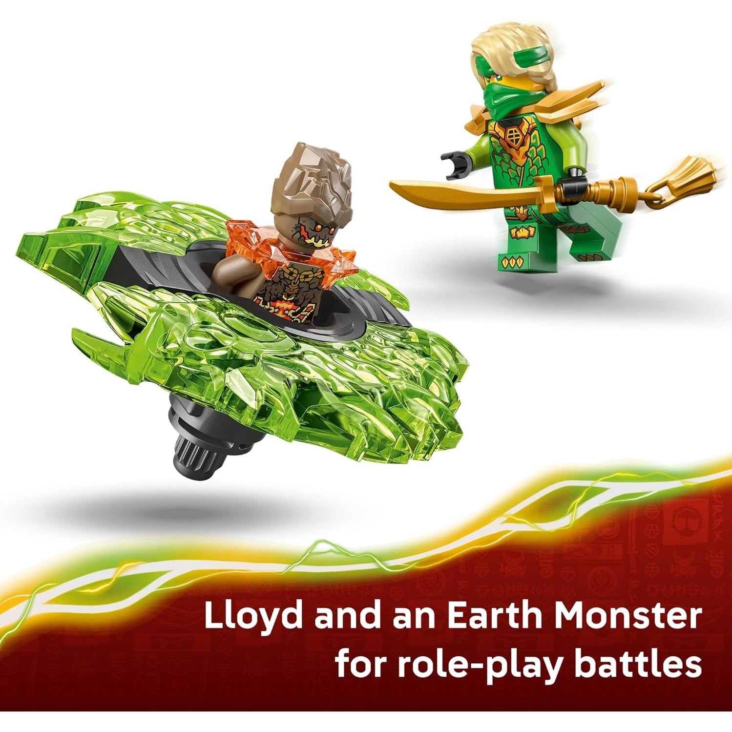 LEGO Lloyd vs. Earth Monster Spinner (71850) by LEGO