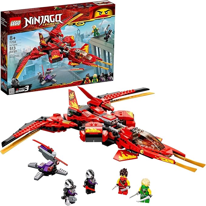 LEGO NINJAGO Legacy set featuring Kai Fighter (71704)