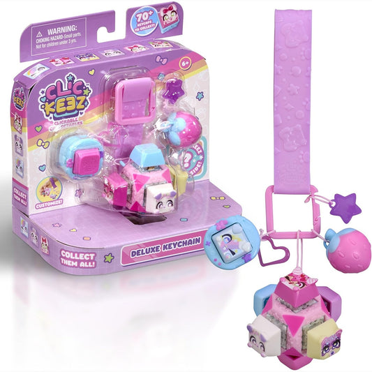 Clickeez Cube Deluxe Keyring Mystery Figure Pack by Goliath