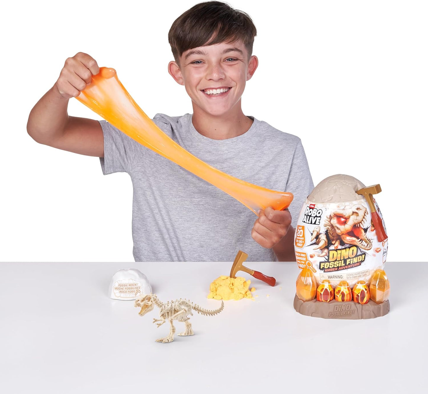 Robo Alive Fossil Find Amber Adventure