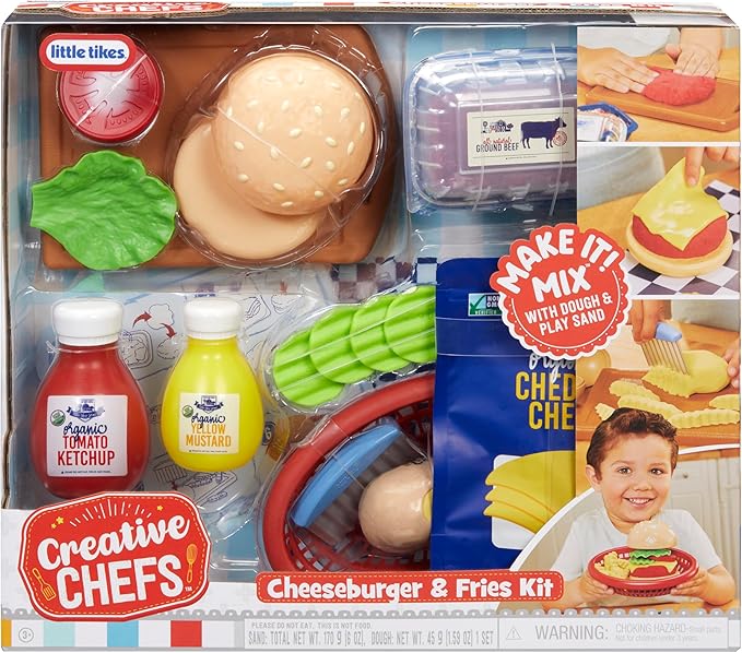Little Tikes Creative Chefs  Cheeseburger and Fries Kit with