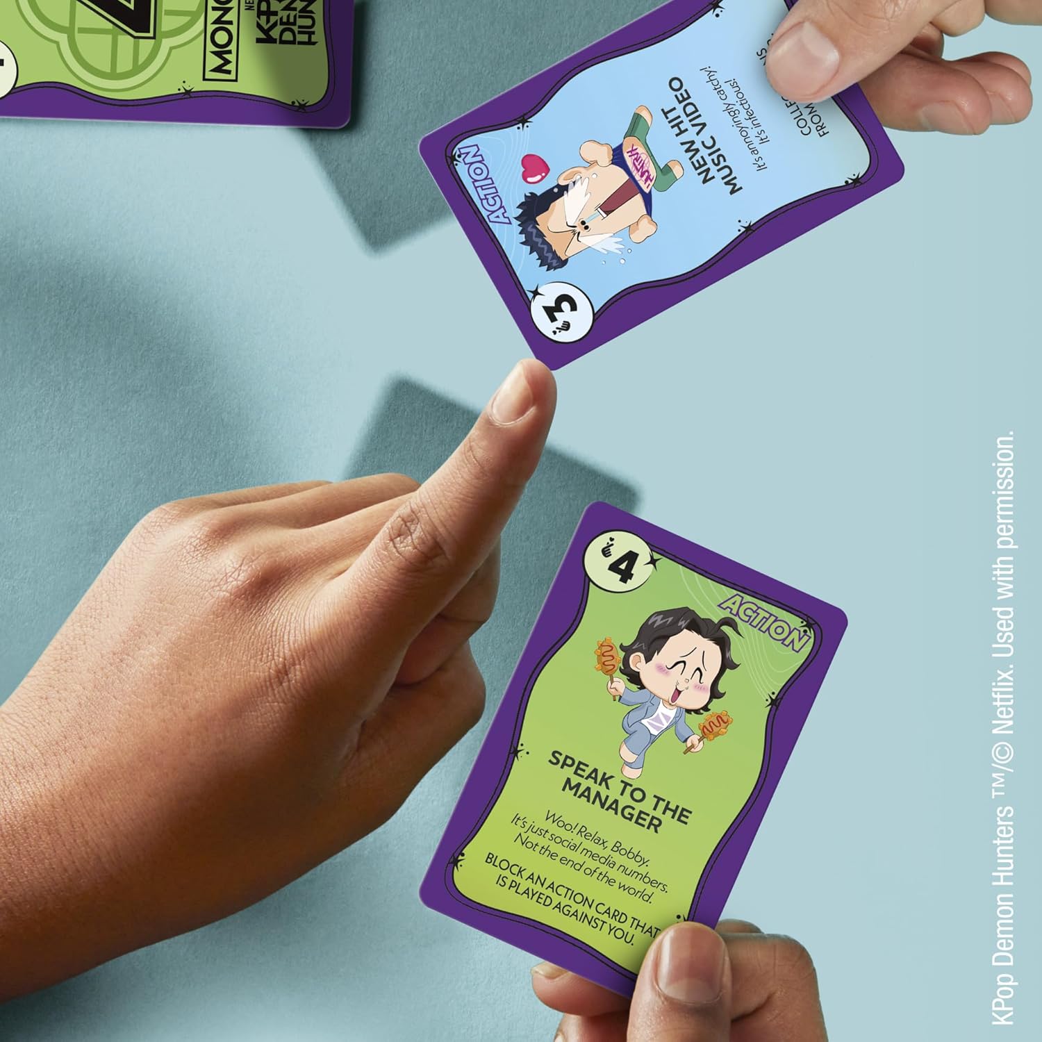 Monopoly Deal: K-Pop Demon Hunters Card Game by Hasbro