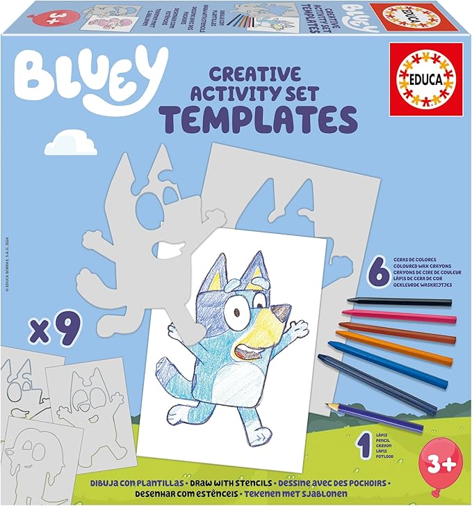 Educa - Bluey Creative Set Templates