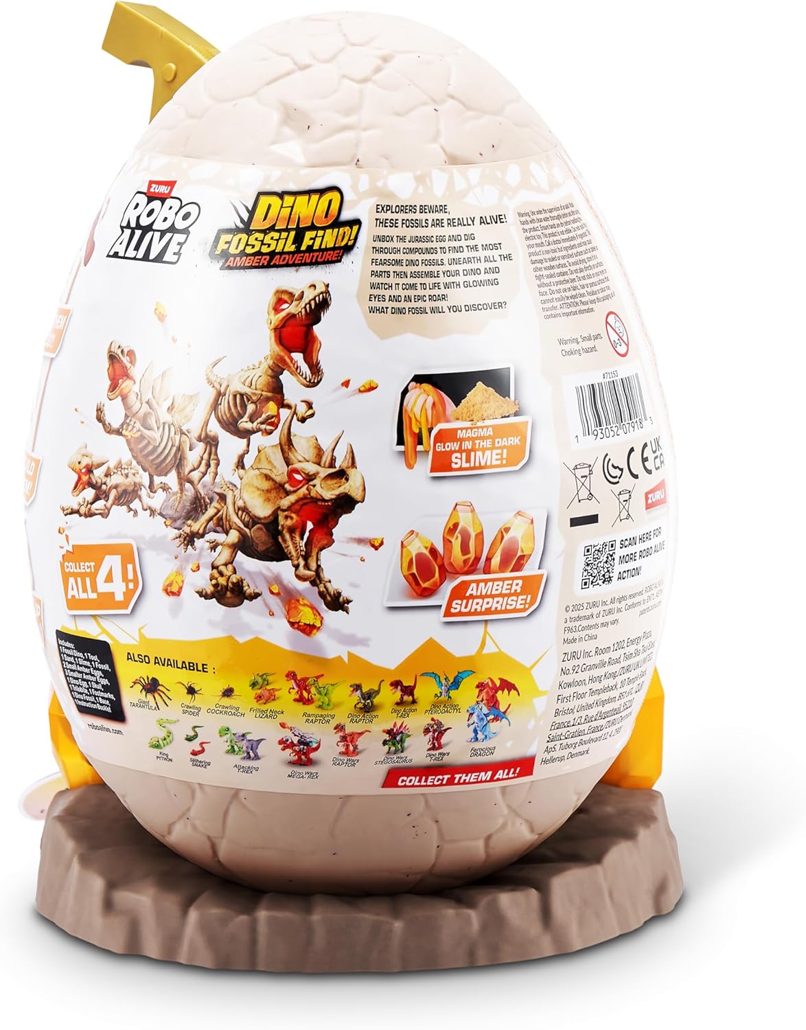 Robo Alive Fossil Find Amber Adventure