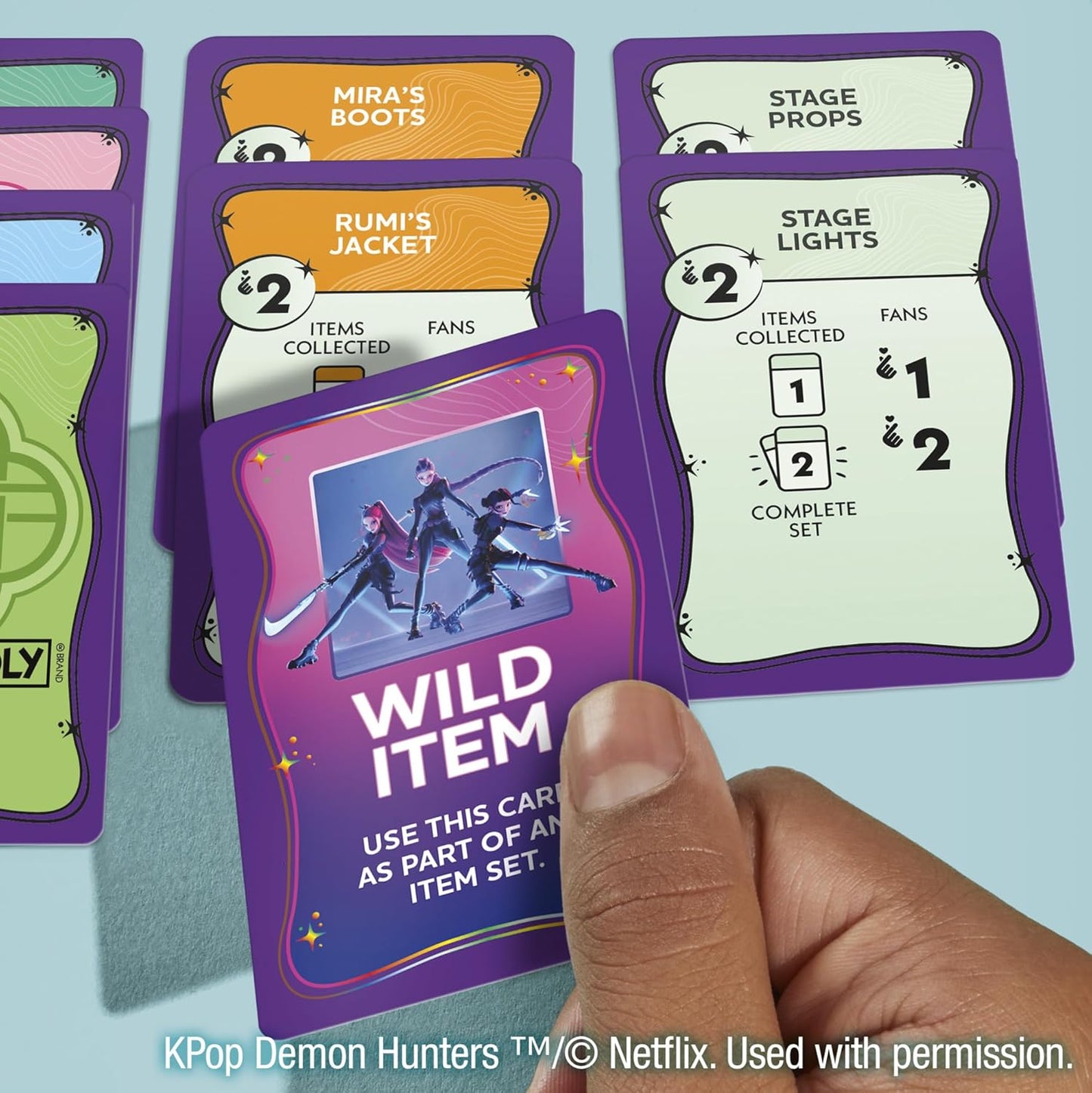 Monopoly Deal: K-Pop Demon Hunters Card Game by Hasbro