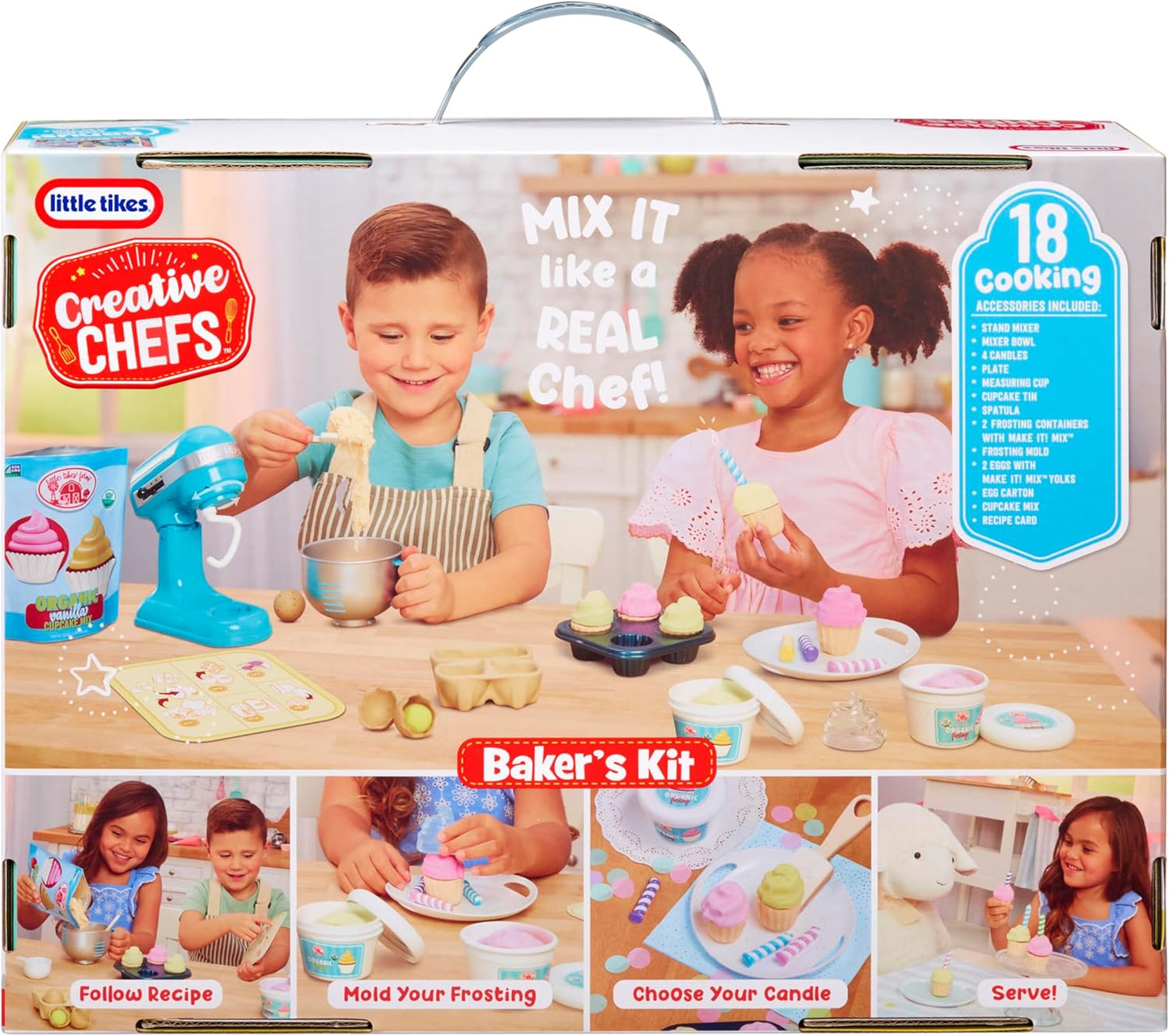 Little Tikes Creative Chefs Baker's Kit - With Special Sand Make-It!