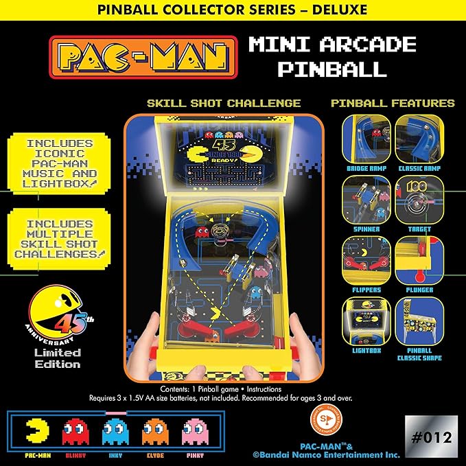 Ambassador Pac-Man Mini Arcade Pinball Game by Ambassador