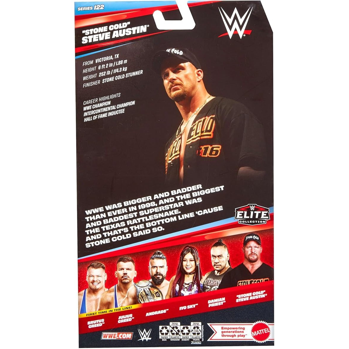 Mattel WWE Elite “Stone Cold” Steve Austin by Mattel