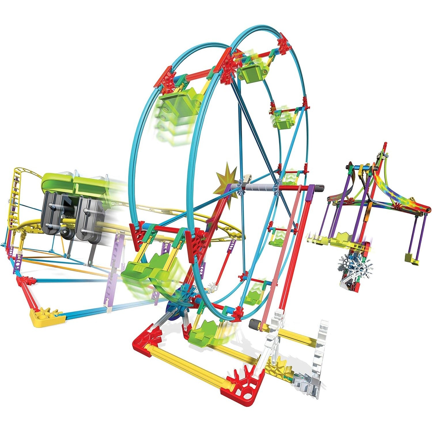 K'Nex Amusement Park in a Box by Basic Fun