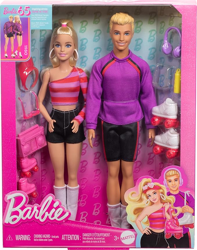 Barbie Fashionistas KEN & BARBIE   65th Anniversary Collectible