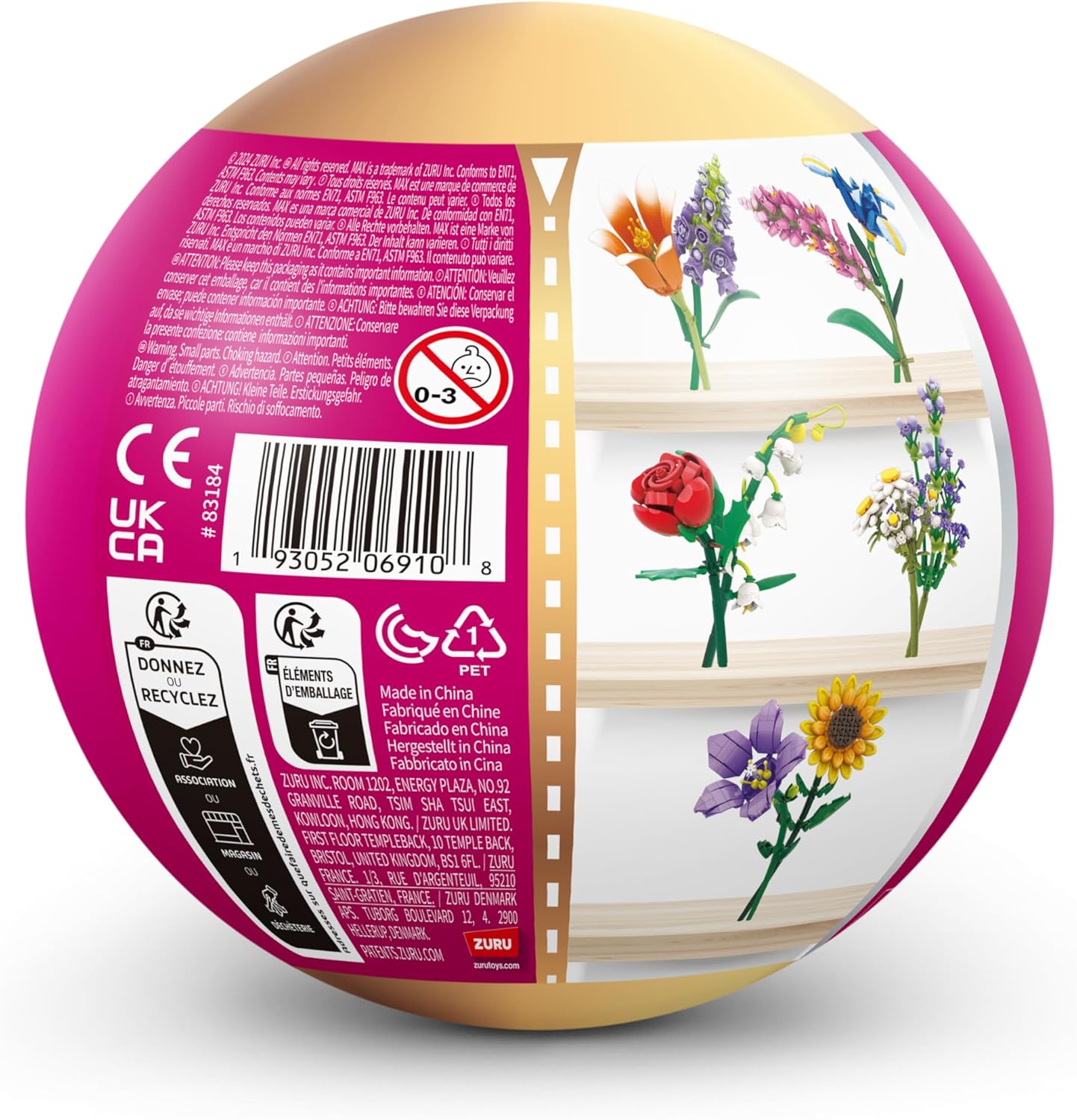 MAX Premium Flowers Building Bricks Collection