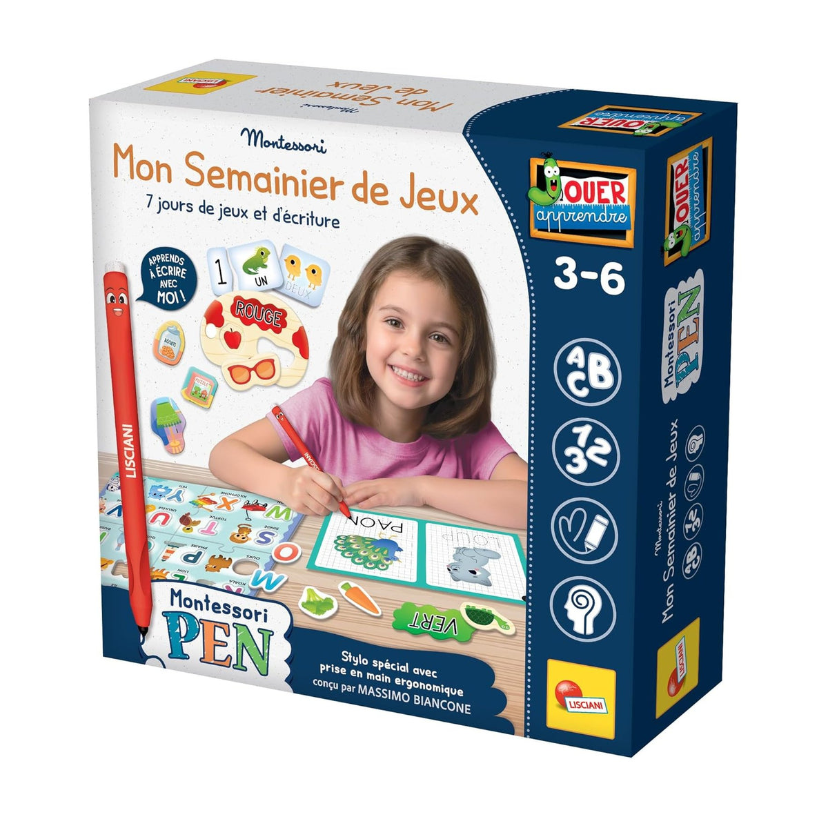 Lisciani Montessori Mon Semainier de Jeux by Lisciani