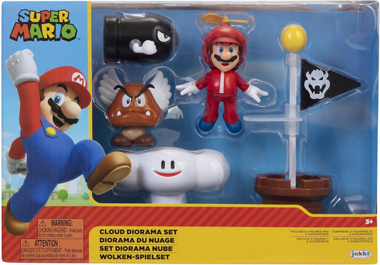Super Mario Cloud Diorama Set