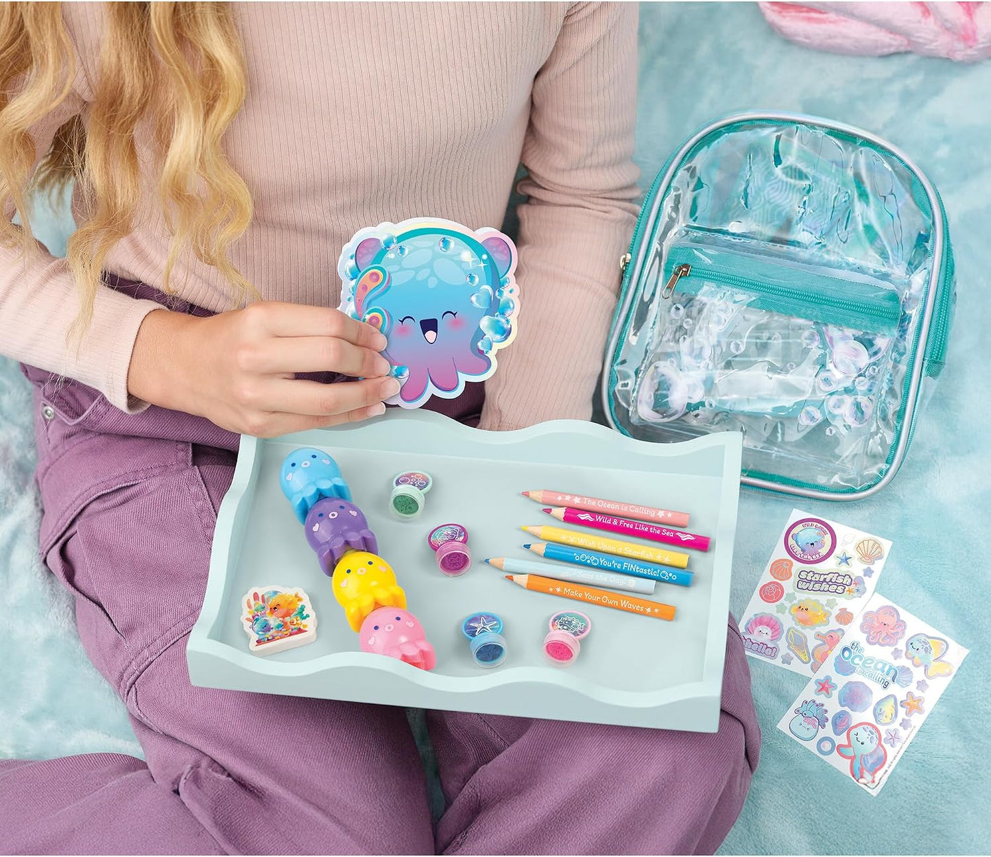 Make it Real Ocean Themed Mini Backpack Stationery Set by Make It Real !