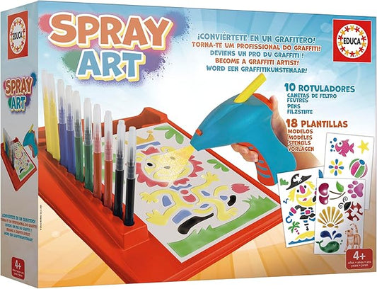 Educa - Spray Art Create Drawings with Automatic Airbrush