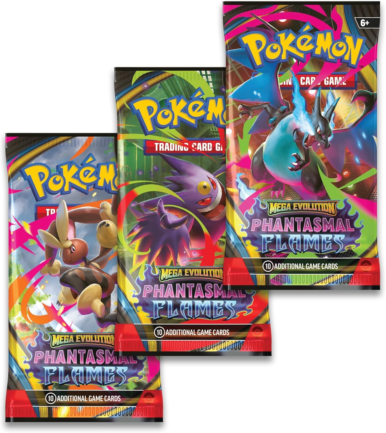 Pokémon TCG: Mega Evolution Phantasmal Flames Triple Pack (Weavile) by The Pokémon Company